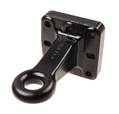 Ringzugöse, Ø 50 mm  145x145 mm, 8-Loch, Hitchring, Schwarz     