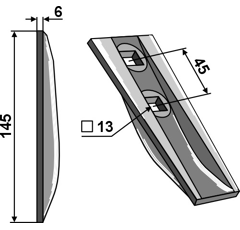 Fixation rapide 145 mm adaptable