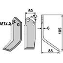 Fräsmesser Rechts 185 x60 Pasquali Nachbau