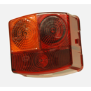 Cabochon de feu arrière gauche pour DEUTZ-FAHR 02381663 adaptable
