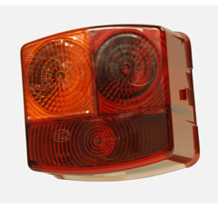 Cabochon de feu arrière gauche pour DEUTZ-FAHR 02381663 adaptable