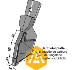Soc à échange rapide carbure pour pour BOURGAULT série 200 adaptable