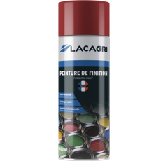 Peinture de finition Rouge rubis KONGSKILDE aérosol 400ml| LACAGRI