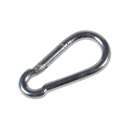 Lot de 5 mousquetons de pompier galvanisé 60 x 6 mm - HORIZONT