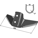 Flügelschar für System Kongskilde 285 mm Kongskilde Nachbau 101KON03