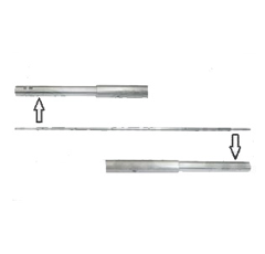 Arbre pour moissonneuse-batteuse JOHN DEERE Z54554 adaptable