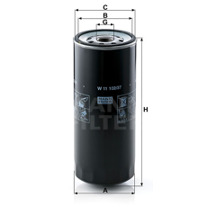MANN  Schmierölwechselfilter W1110237