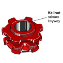 Taschenrad Ø155 Heywang Nachbau 696351