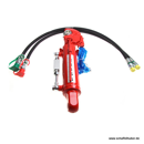 Hydraulischer Oberlenker, Fanghaken Kat. 3, Bolzen Ø 25,2 mm f206750 und Halter  Schema-Hydraulik passend für John Deere