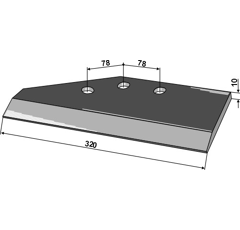 Aileron gauche 51543 adaptable - BlackSteel©