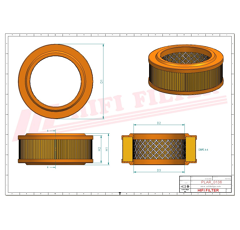 Filtre habitacle adaptable HIFI FILTER SA215