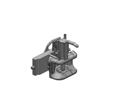 Zugmaul automatisch,W= 314 S30, Ø 32 mm Bolzen, CH-I, Schwarz    