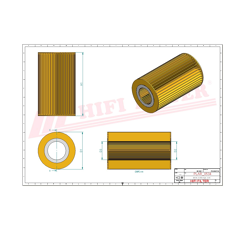 Filtre d'aération adaptable HIFI FILTER SA19382