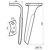 Dent droite pour herse rotative RABE 8427.40.01 origine