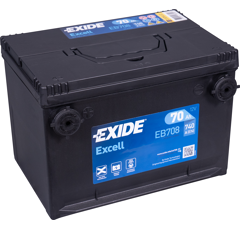 Batterie 12 V 70 AH EB708 EXIDE