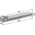 Clavette à talon pour épandeur 82 x 12 mm adaptable