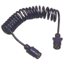 Rallonge électrique à spirale 3 m pour tracteur adaptable