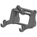 Interface d'accroche 3 pts cat 2 /main cat 3 pour télescopique MANITOU