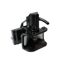 Zugmaul automatisch,W= 255 S32, Ø 38 mm Bolzen, CH-I, Schwarz, Scharmüller