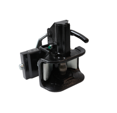 Zugmaul automatisch,W= 255 S32, Ø 38 mm Bolzen, CH-I, Schwarz, Scharmüller