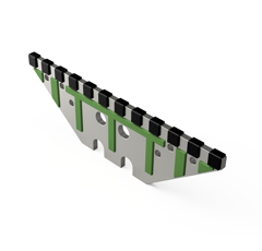 Contre-sep court carbure équerres et rechargement pour charrue KVERNELAND KK073608 adaptable