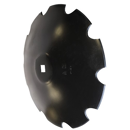 Disque crénelé Ø 710 x 6 x 41 mm adaptable - BlackSteel©