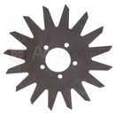 Disque denté Ø 380 x 8 mm pour semoir adaptable