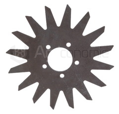 Disque denté Ø 380 x 8 mm pour semoir adaptable