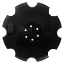 Disque crénelé ∅460x5 pour déchaumeur KUHN H2206710 adaptable 