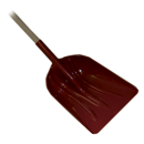 Pelle à neige plastique 50 x 36 cm avec manche