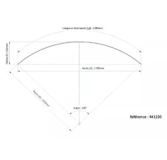 Garde boue pour pulvérisateur R41220 adaptable | DUNLOFLEX