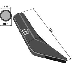 Gummi Auslaufmund, Bomech 95155 Bomech Nachbau