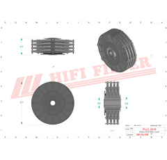 Filtre à huile adaptable HIFI FILTER SO7301