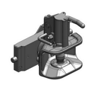 Zugmaul automatisch,W= 310 S28, Ø 38 mm Bolzen, CH-I, Schwarz, Scharmüller