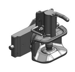 Zugmaul automatisch,W= 310 S28, Ø 38 mm Bolzen, CH-I, Schwarz, Scharmüller