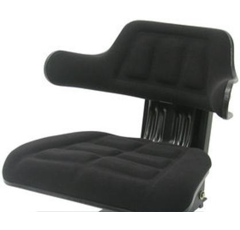 Sitz mit schwarzem Stoffbezug - Nachbau