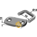 Raccord Ø 14 mm pour chaîne à épandeur adaptable