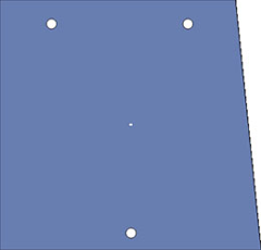 Vitre latérale pour machine agricole FORD 83932025 adaptable