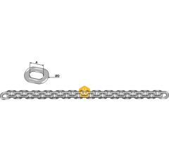 Chaîne 11 x 31 mm pour épandeur BRUNS adaptable
