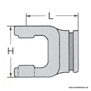 Rillengabel B50430B- 36,0 x 3,2 125053.... Benzi