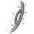 Pointe 495 mm pour déchaumeur  VÄDERSTAD 485996 adaptable