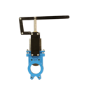 Vanne guillotine par levier DN200 EPDM 10 bars unidirectionnel - écartement 60 mm