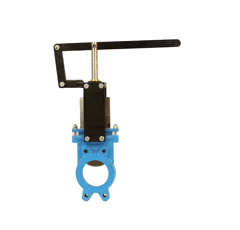 Vanne guillotine par levier DN100 EPDM 10 bars unidirectionnel - écartement 50 mm