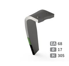 Dent de herse rotative Gauche plaquettes carbure avec rechargement KUHN 52539500 adaptable