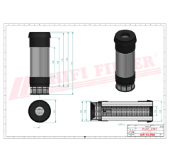 Filtre hydraulique adaptable HIFI FILTER SH52424
