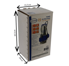 Pompe de relevage pour eaux chargées 230 V - 0,6 KW - RENSON