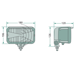 Phare H4 pour JOHN DEERE AZ50258 adaptable