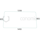 Pare brise vert pour tracteur FIAT 650885699 adaptable