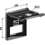 Halter für Zinken 70x12 - 70x70 - Bohrung 13