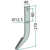 Dent pour butteur RUMPSTAD RS18198 adaptable